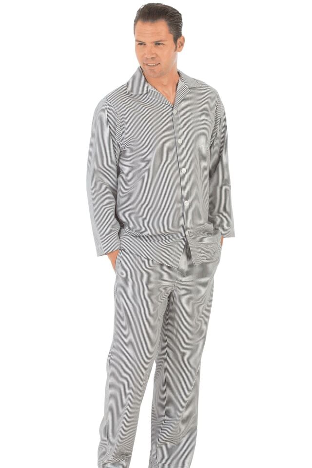 The DON Poplin Erkek Pijama Takımı Desen 17