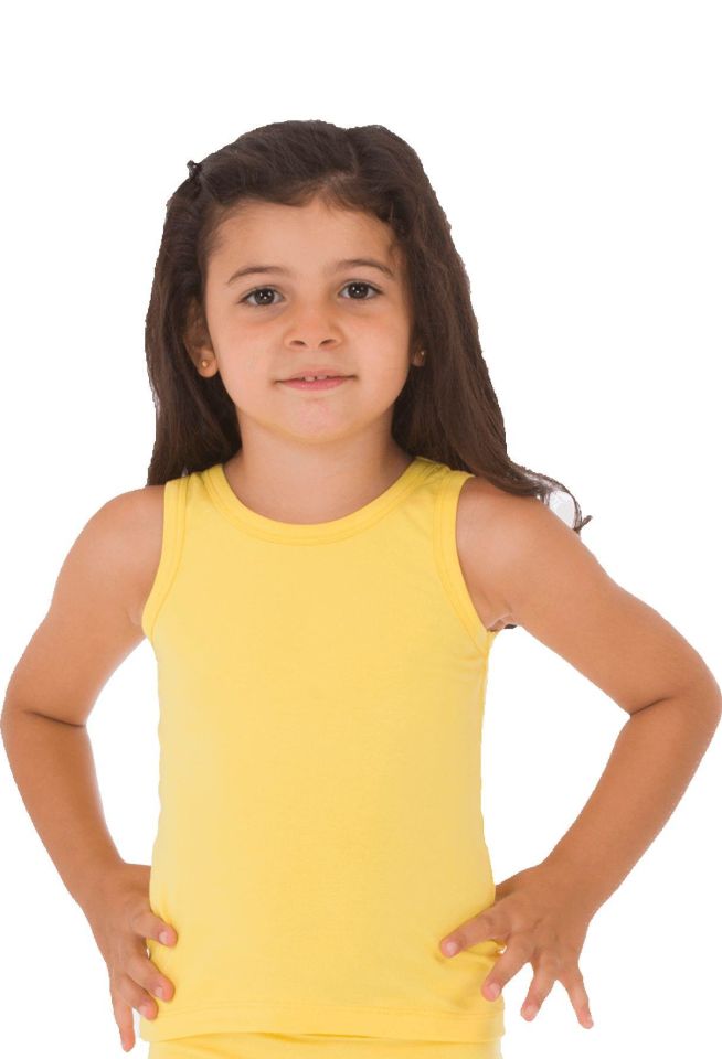 The DON Süprem Kız Çocuk Atlet Sarı