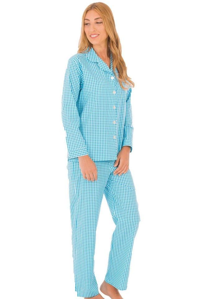 The DON Poplin Kadın Pijama Takımı Desen 12