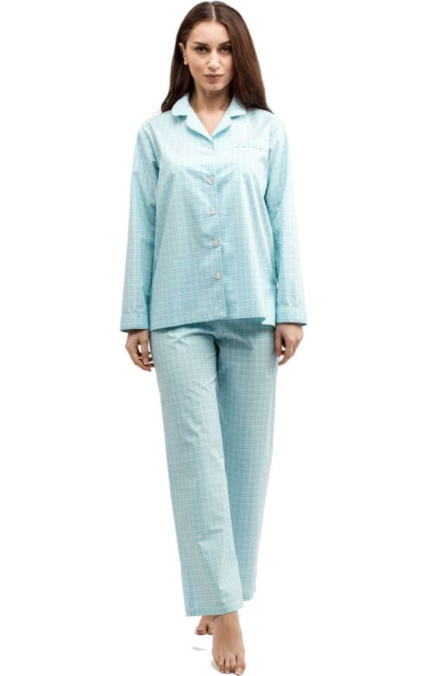 The DON Poplin Kadın Pijama Takımı Desen 16