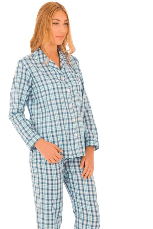 The DON Poplin Kadın Pijama Takımı Desen 18