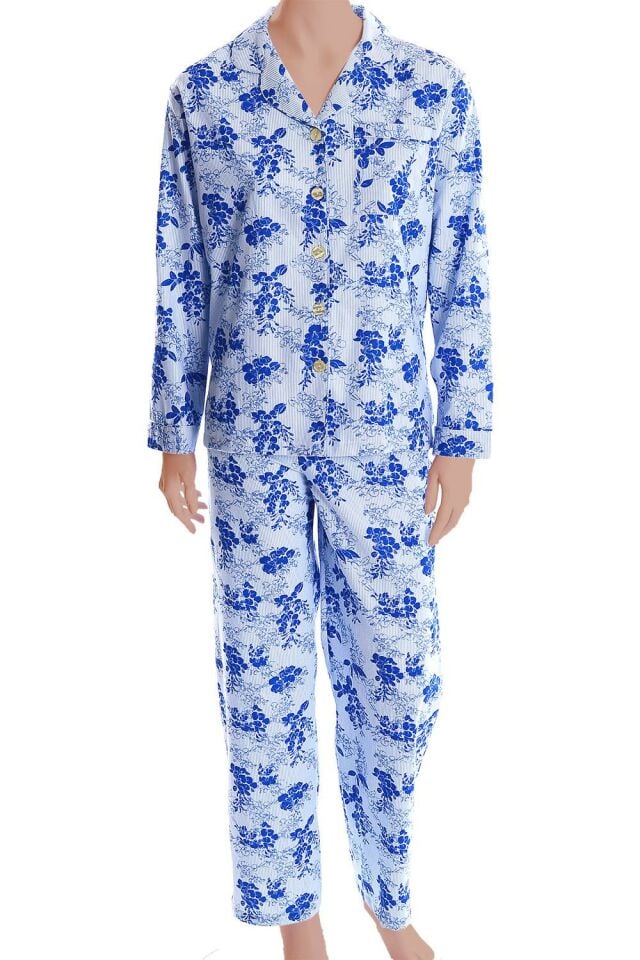 The DON Poplin Kadın Pijama Takımı Desen 30