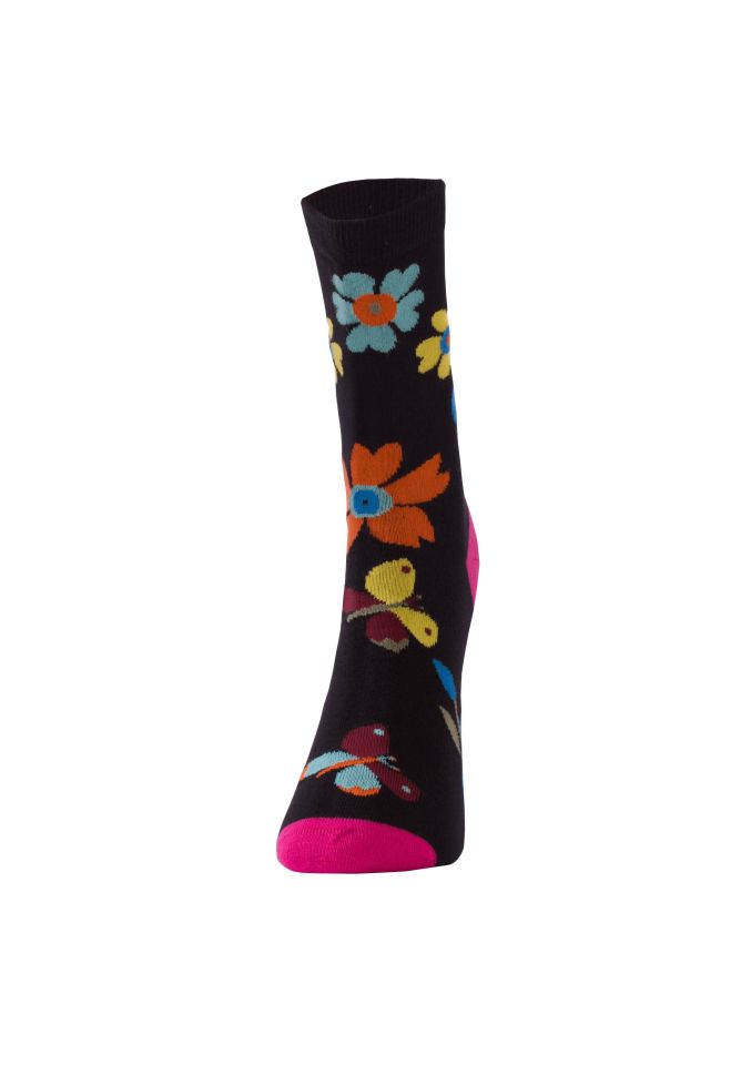 The DON Kadın Pamuklu Çorap K010 Siyah