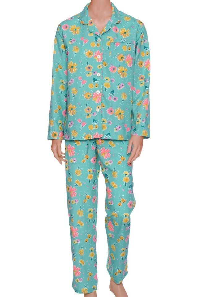 The DON Poplin Kadın Pijama Takımı Desen 47