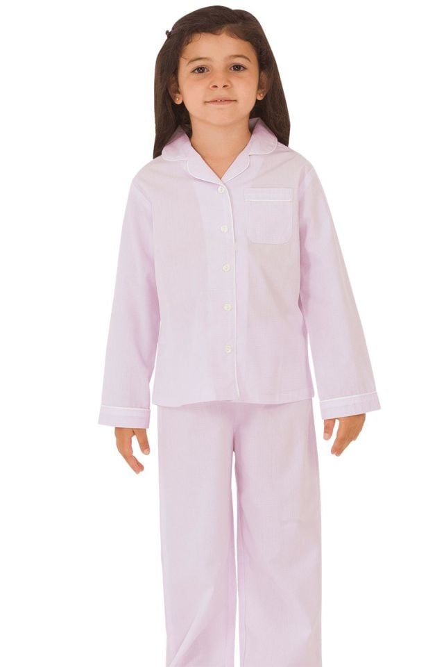 The DON Poplin Kız Çocuk Pijama Takımı Desen 4