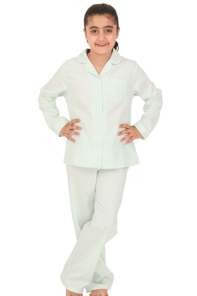 The DON Poplin Kız Çocuk Pijama Takımı Desen 5