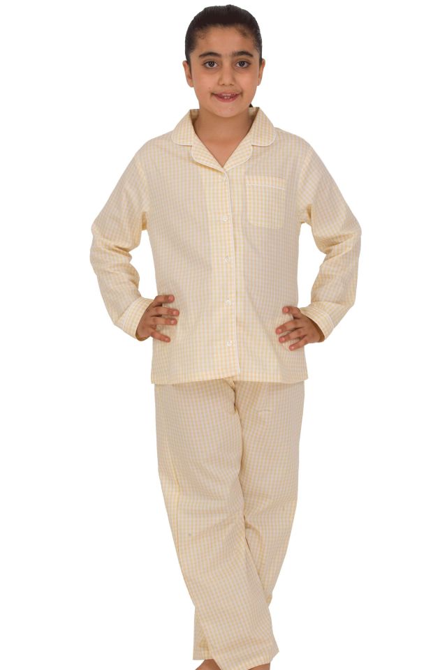The DON Poplin Kız Çocuk Pijama Takımı Desen 9
