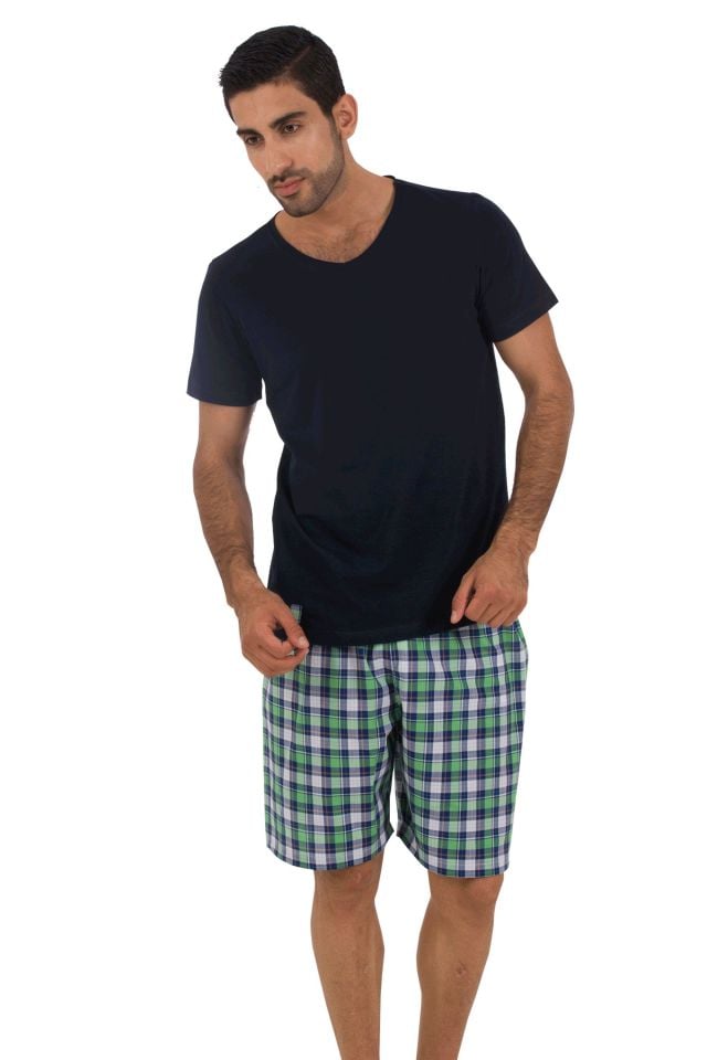 The DON Baba-Oğul Model Erkek Şort-Tişört Takımı Desen 7