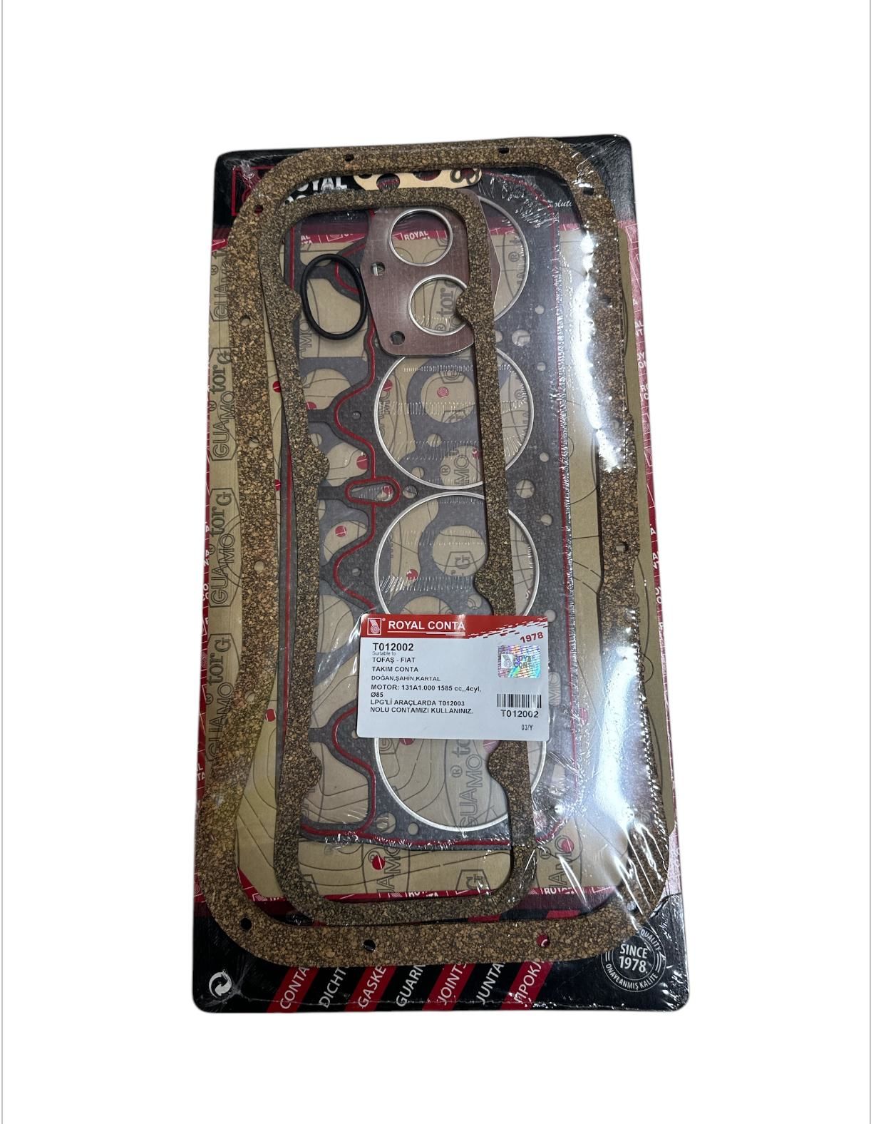 Motor Takım Conta 1.6 (Düz) Doğan-Şahin-Kartal