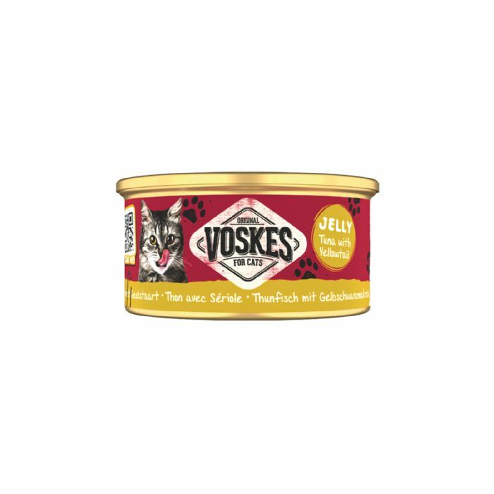 VOSKES TON BALIĞI ve SARIKUYRUK KEDİ KONSERVESİ 85GR 24LÜ