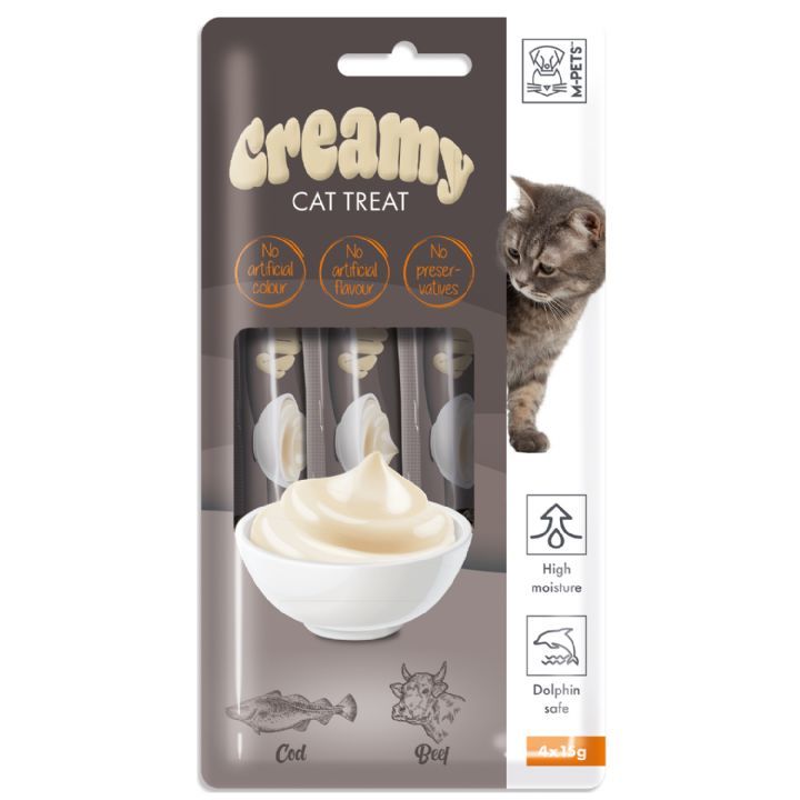 M-PETS MORİNA BALIKLI BİFTEKLİ KEDİ ÖDÜLÜ 4X15GR