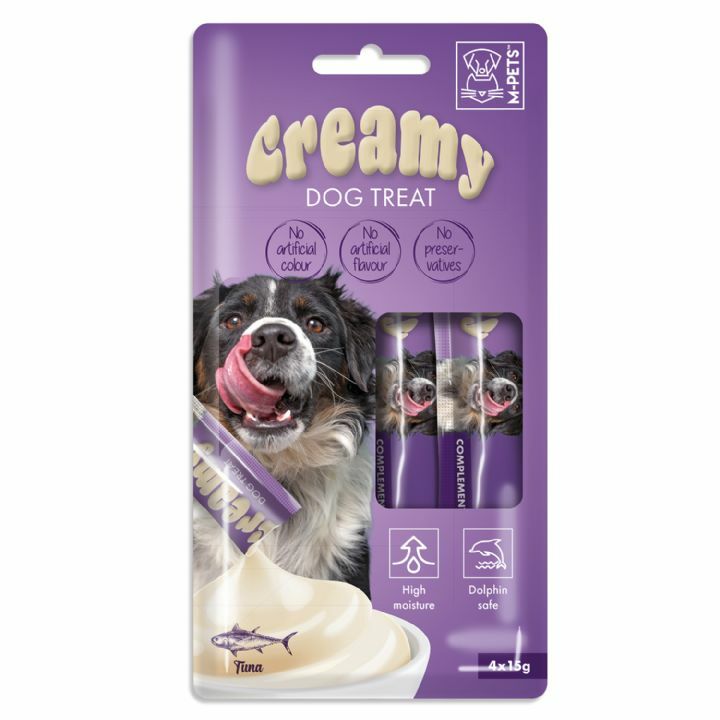 M-PETS KÖPEK ÖDÜLÜ CREAMY TON BALIKLI 4x15