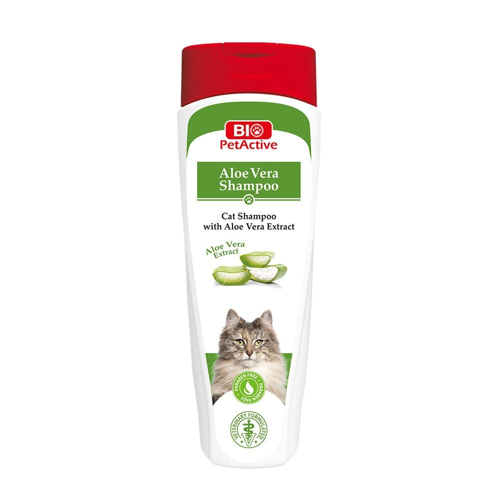 BİO PETACTİVE ALOE VERA ÖZLÜ KEDİ ŞAMPUANI 400 ML