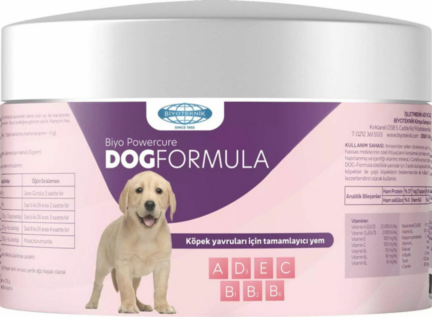 BİYOTEKNİK KÖPEK SÜT TOZU 200G