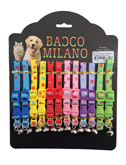 BACCO MİLANO BOYUN TASMASI BASKILI 12'Lİ