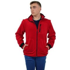 Persmont ÇPM01 Unisex Çıkma Kol Polar Mont