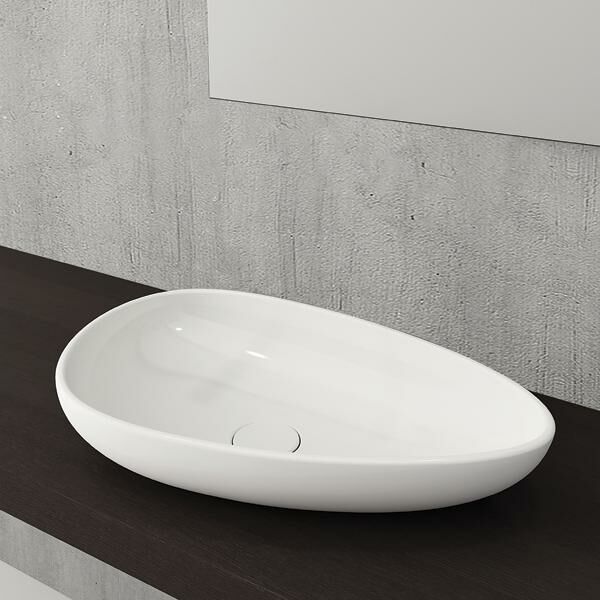 HAFELE ANCONA Lavabo, parlak beyaz, 580x370mm