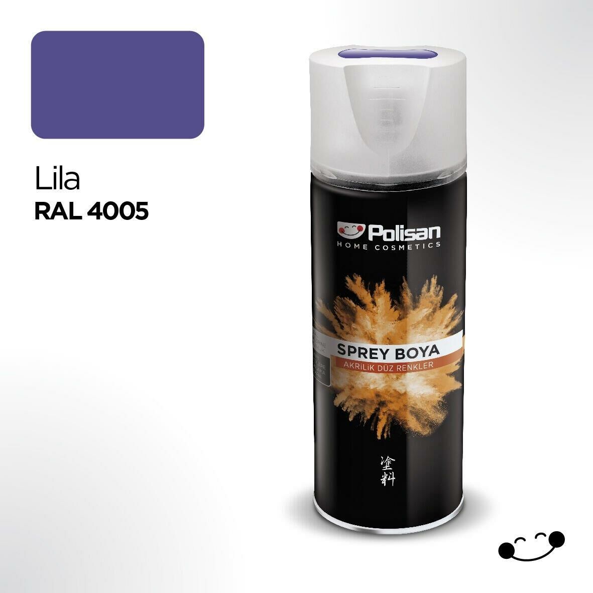 POLİSAN SPREY BOYA AKRİLİK  LİLA RAL 4005