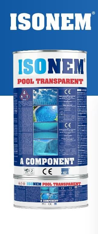 ISONEM POOL HAVUZ BOYASI TRANSPARENT (ŞEFFAF) (A+B KOMP. 4,5 KG SET)