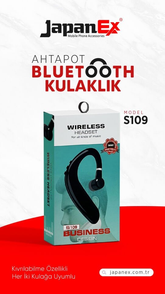 JAPANEX S109 BLUETOOTH KULAKLIK