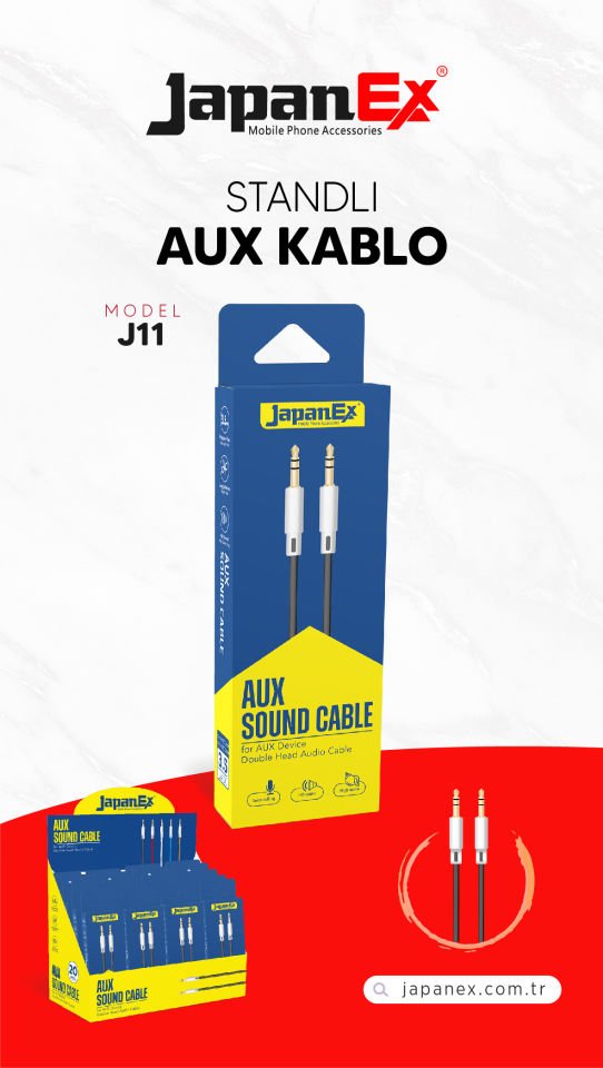 JAPANEX STANDLI AUX KABLO J11