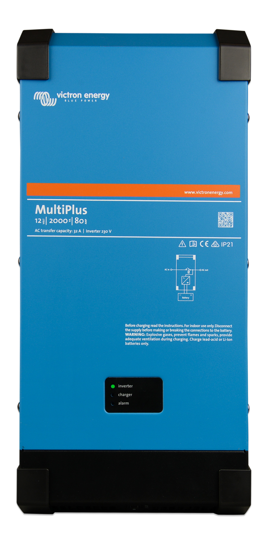Victron Energy MultiPlus 12/2000/80-32 İnvertör / Redresör (Şarj: 80 Amper) - (PMP122200000)