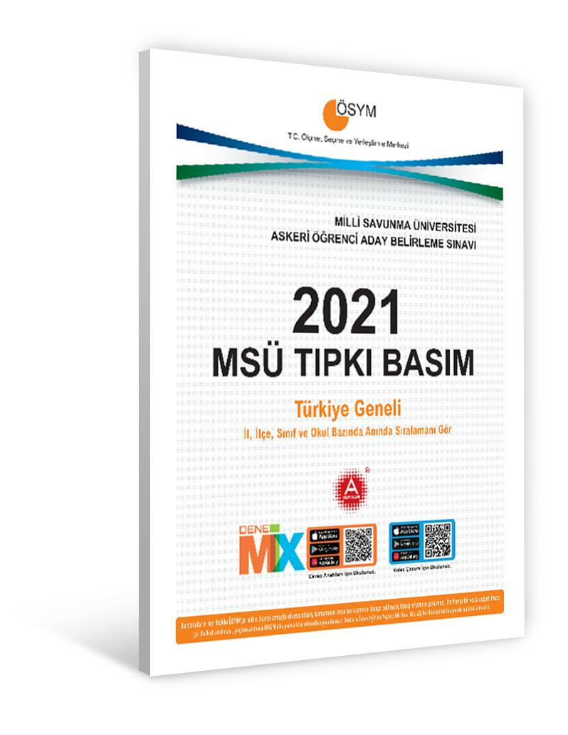 2021 Msü Tıpkı Basım Deneme Sınavı