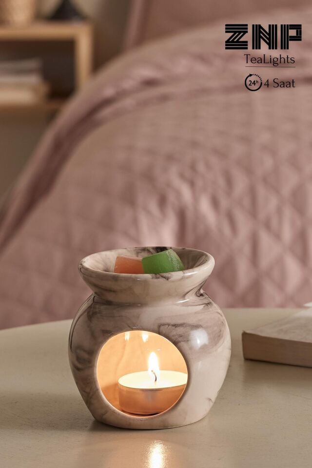 10 Adet | Gül Kokulu Tealight Mum | 4 Saat Yanar | Dekoratif Mumluk Mumu