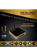 Redline Golden Box Plus H.265 Hevc Uydu Alıcısı 12 Ay Red İptv