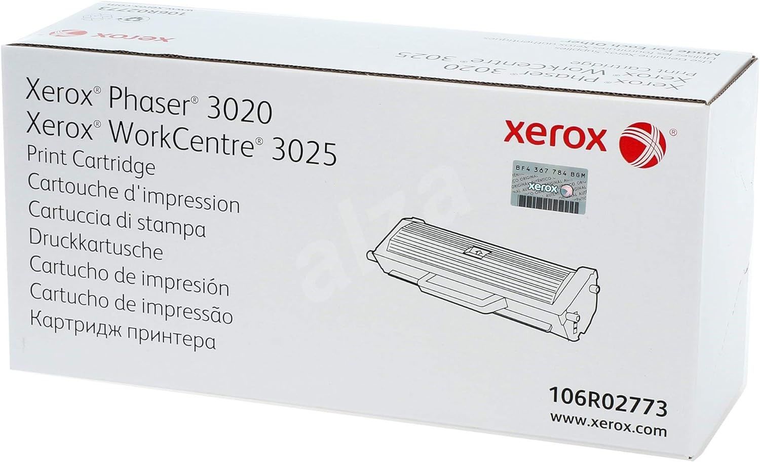 Xerox 106R02773 3020/3025 Lazer Toner Siyah