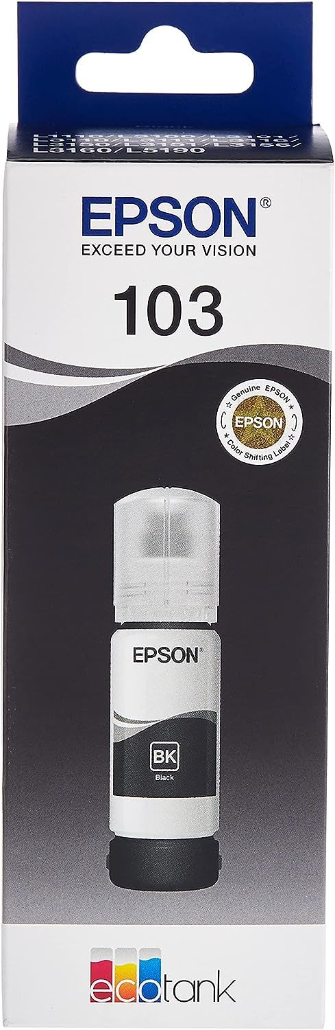Epson T00S14A 103 Şişe Mürekkep Kartuş 70 ml Siyah