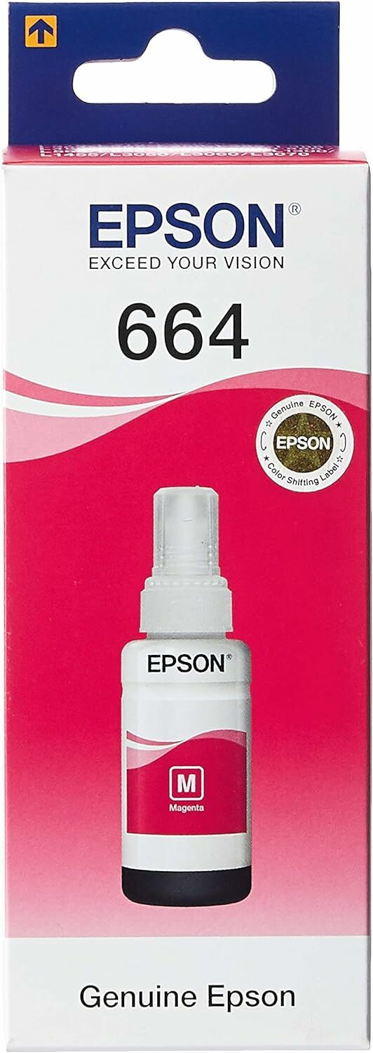 Epson C13T66434A Şişe Mürekkep Kartuş 70 ml Kırmızı