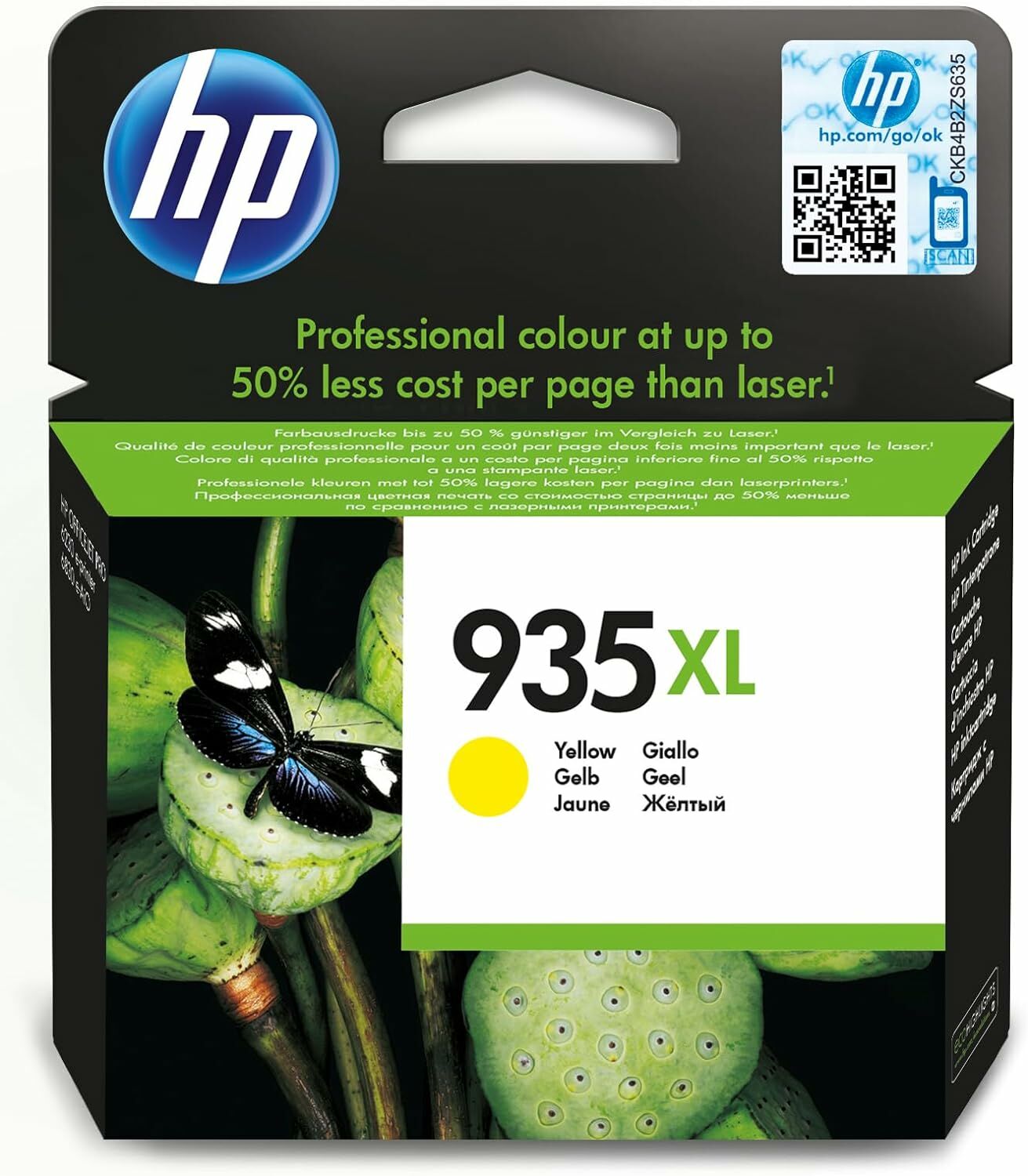 HP 935XL C2P26AE Mürekkep Kartuş Sarı