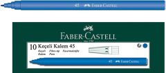Faber-Castell 45 Keçeli Kalem Mavi