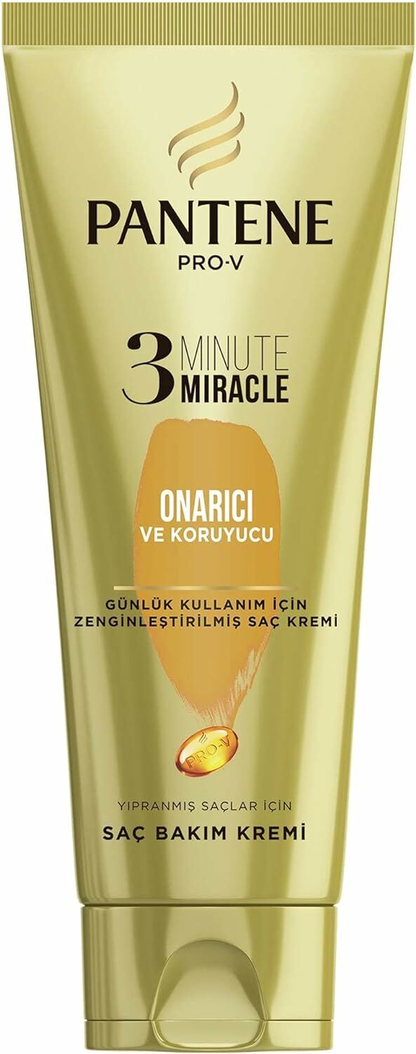 Pantene 3 Minute Miracle Onarıcı ve Koruyucu Bakım Saç Bakım Kremi 200 ml