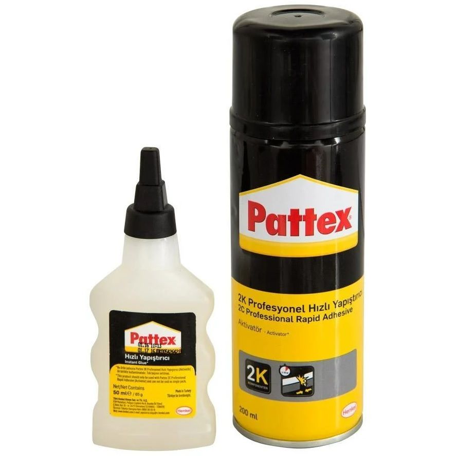 Pattex 2K Profesyonel Hızlı Sıvı Yapıştırıcı 200 + 50 g