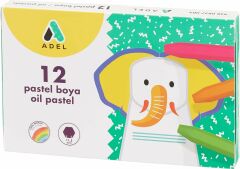 Adel Pastel Boya Kalemi 12 Renk