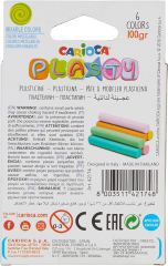 Carioca Plasty Kurumayan Oyun Hamuru 6 Renk 100 gr