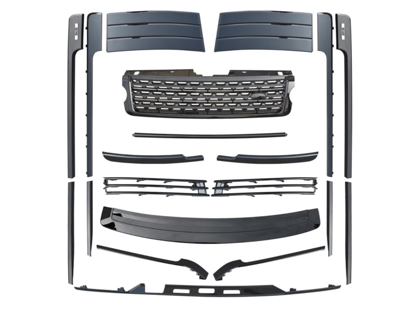 Land Rover RR Vogue (2013-2017) Arası Uyumlu Black Edition Kaplama Seti