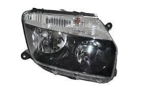 Dacia Duster 2010-2013 Sağ Far Siyah Çerçeveli Manuel Ayarlı