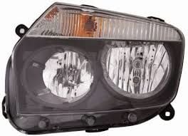 Dacia Duster 2010-2013 Far Sol Siyah Çerçeveli Manuel Ayarlı