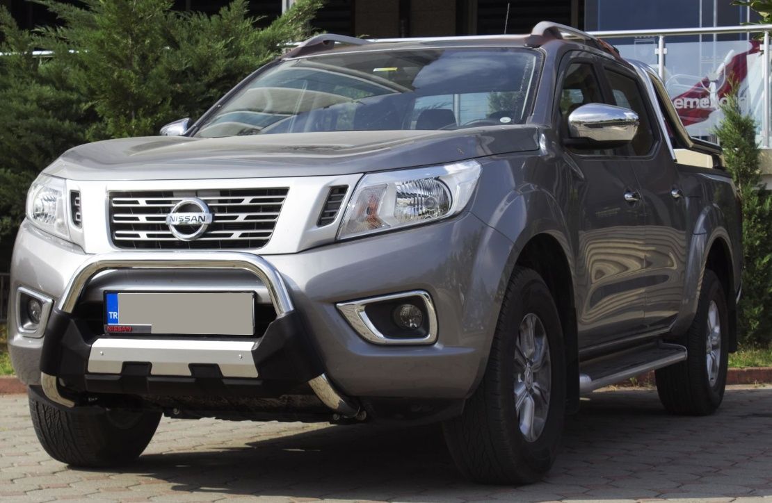 Nissan Navara 2006+ Off Road Krom Poliüretan Ön Koruma Ön Tampon Koruma Demiri Amazonplus AQM4WD