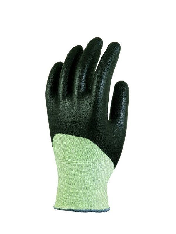 GANTS/FIBRE DE VERRE -PU/NITRILE NOIR 10'LU PAKET