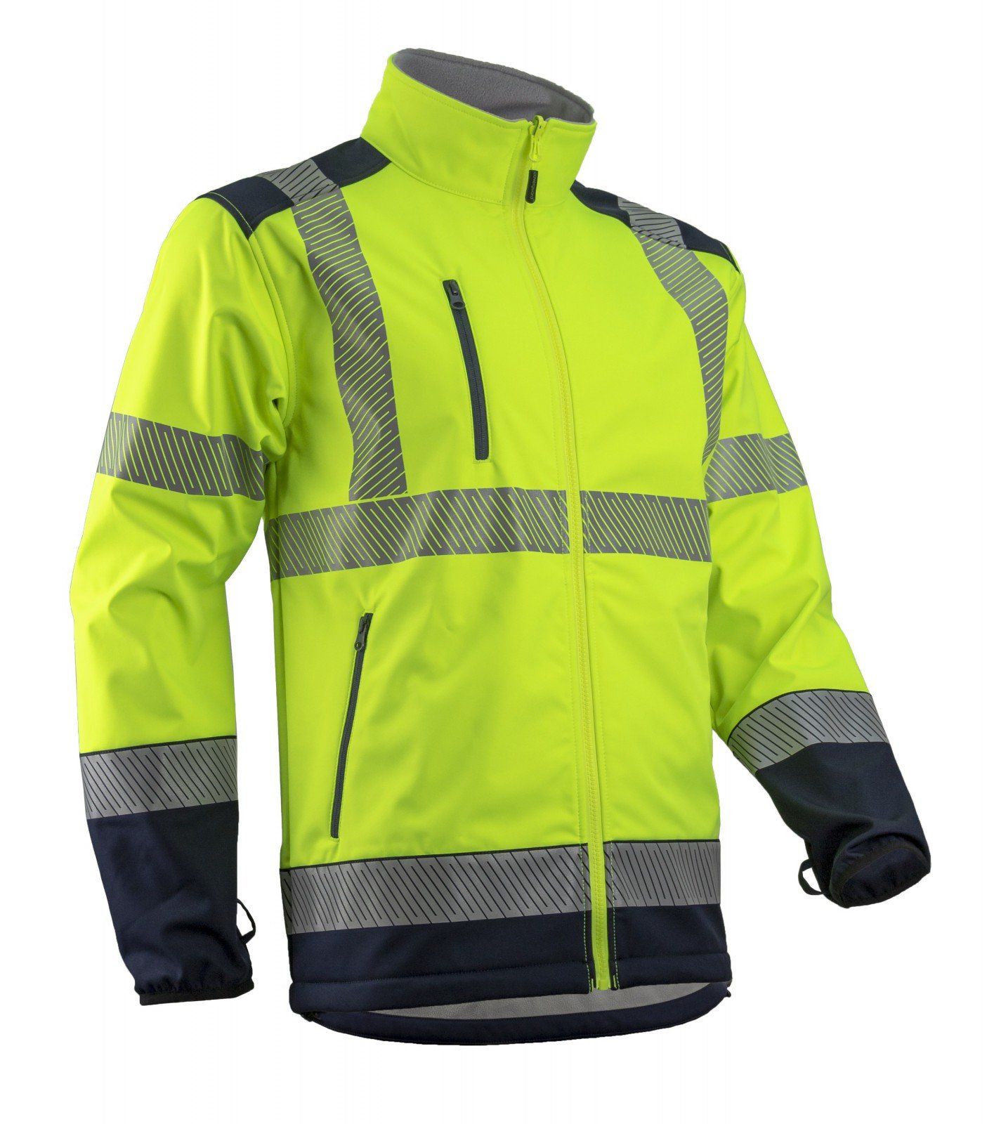 Coverguard erkek softshell hiviz mont - su ve rüzgar geçirmez