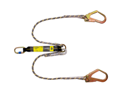 Irudek 363/180cm H Şok Emicili Keskin Kenar Çift Kollu Lanyard -Çelik 55mm Kancalı