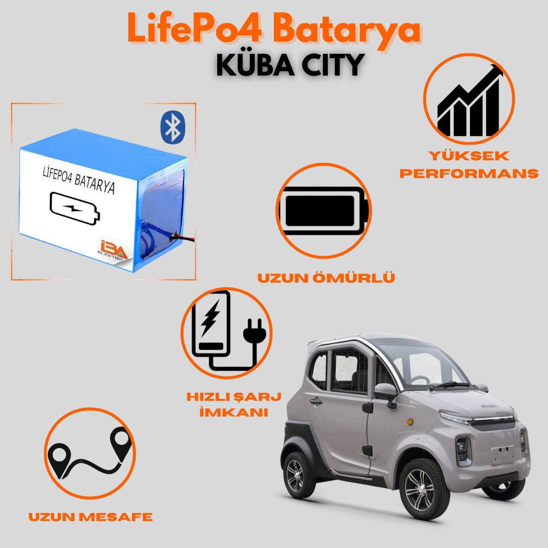 KÜBA CİTY 72V72AH LifePo4 batarya