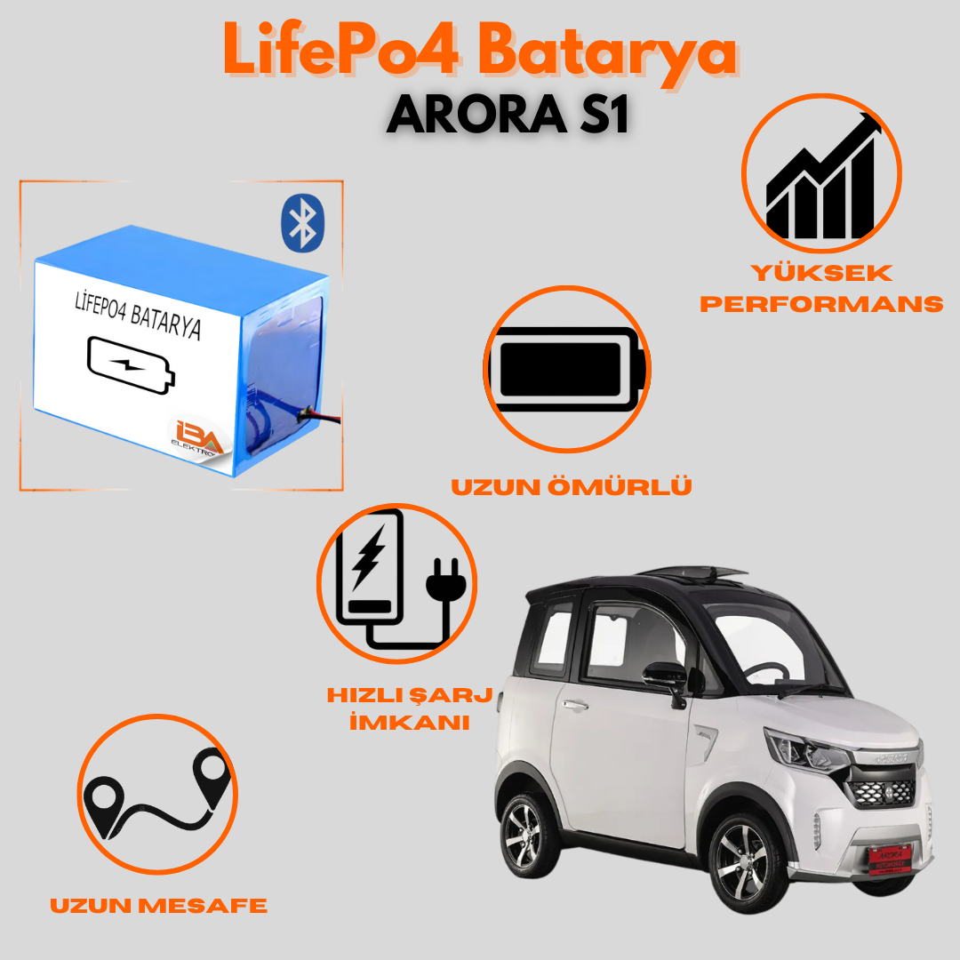ARORA S1 72V72AH LifePo4 Batarya