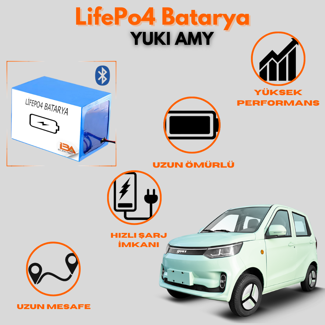 YUKİ AMY 72V72AH LifePo4 Batarya