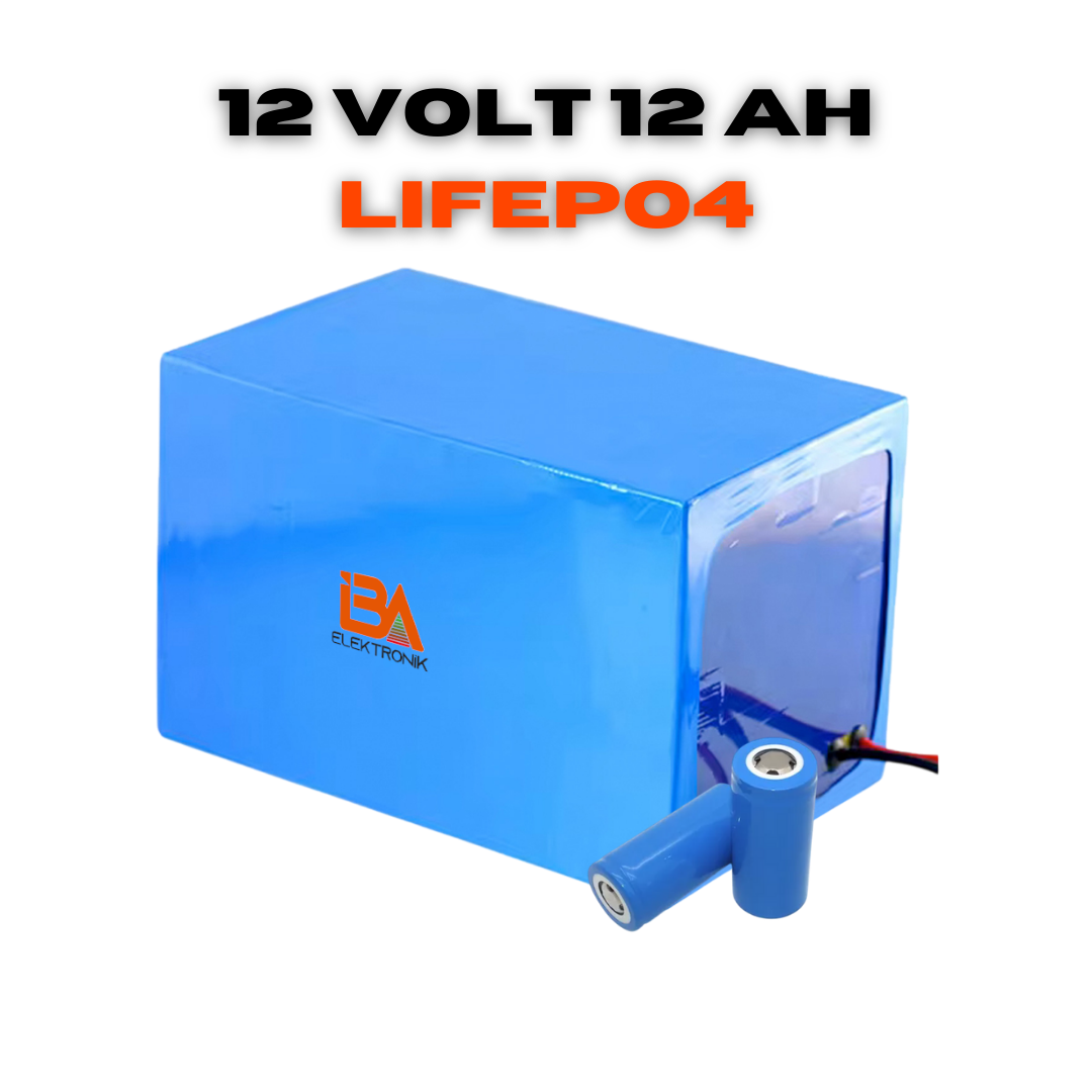 12 Volt 12 AH Lifepo4 Batarya