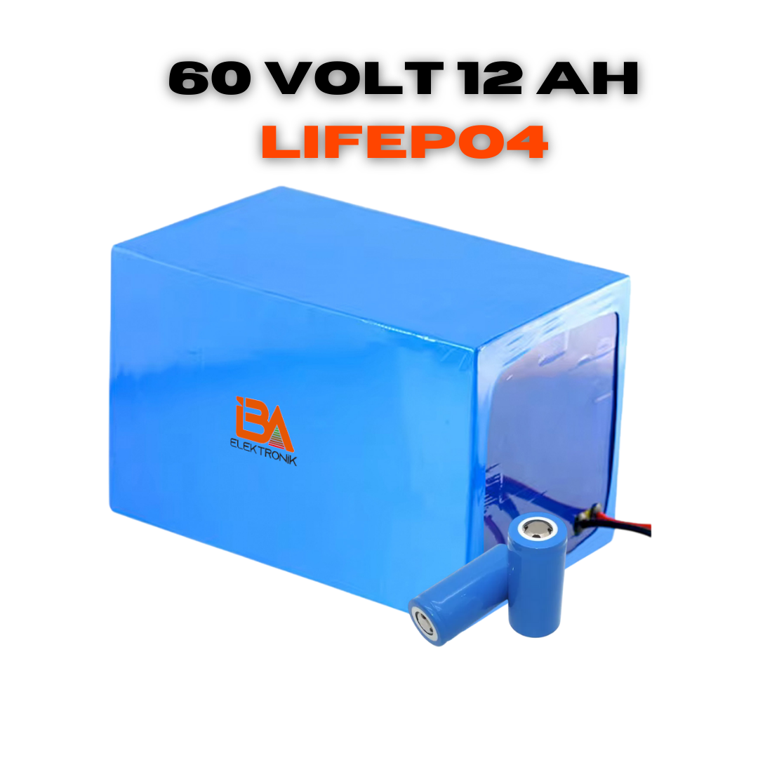 60 Volt 12 AH Lifepo4 Batarya